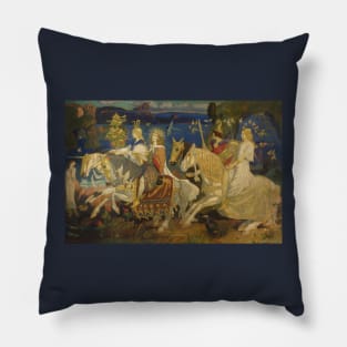 The Riders of the Sidhe, John Duncan (1866-1945) Pillow