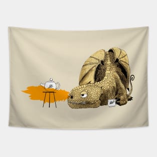 Dragon making Tea Tapestry