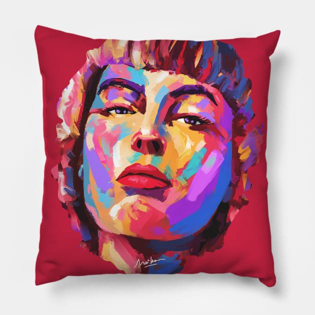 Aphrodite Portrait Pillow by mailsoncello