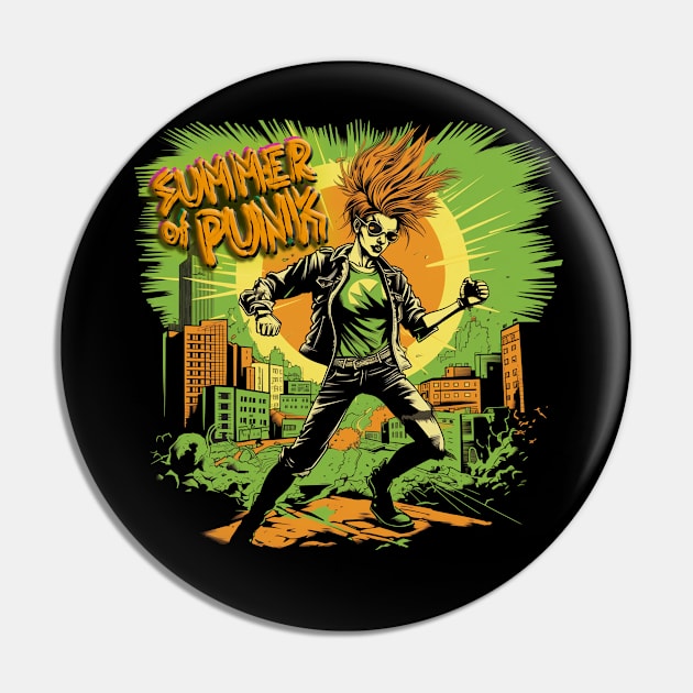 Summer of Punk, Punkette Pin by Jumping the Guardrail