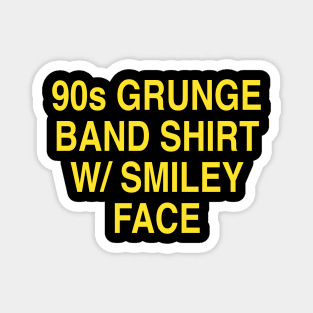 90s Grunge Band Magnet