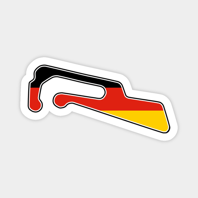 Motorsport Arena Oschersleben [flag] Magnet by sednoid