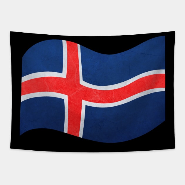 Flag of Iceland Tapestry by Purrfect