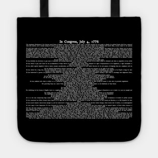 Declaration of Independence Tote