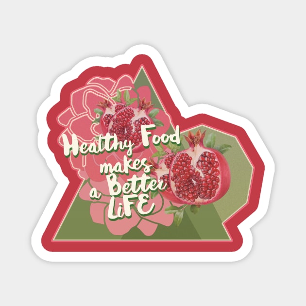 Healthy living Magnet by Uniquepixx