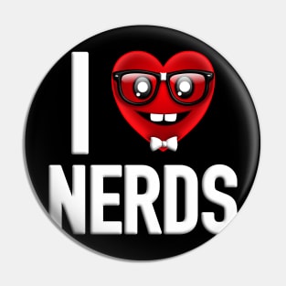 I Love Nerds Pin