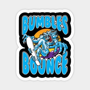 Abominable Snowman Yeti Snowboarder - Bumbles Bounce Magnet