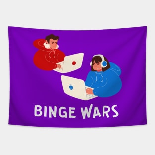 BINGE WARS Tapestry