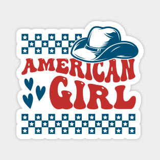 American Girl Red Hearts Magnet