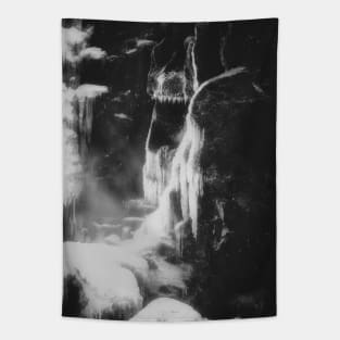 Skull waterfall Tapestry