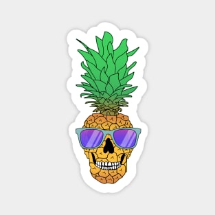 Pineapple Skull Magnet