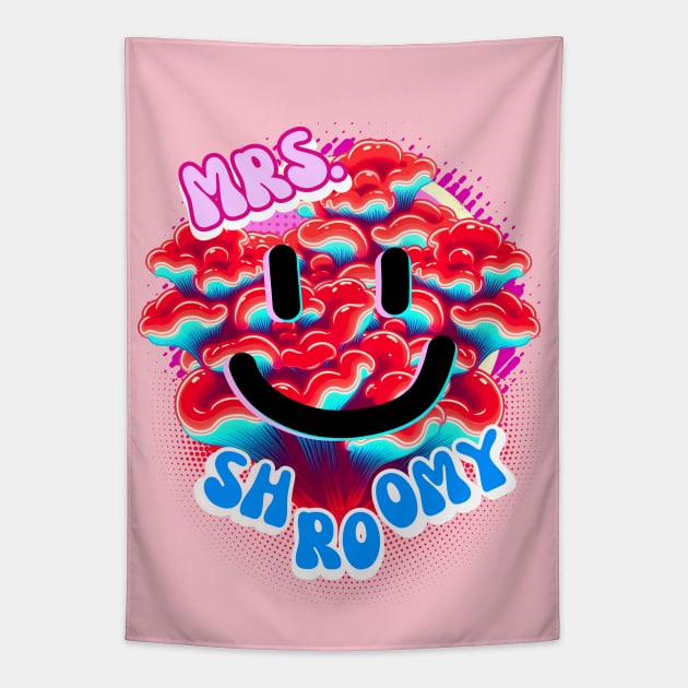 Mrs. Shroomy Tapestry by Invad3rDiz