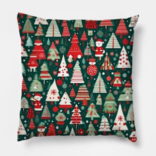 christmas trees pattern gift Pillow