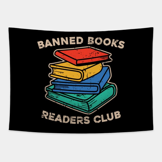 Banned Books Readers Club Tapestry by Lilian's