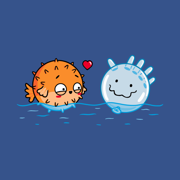 Blowfish in Love! by Raffiti