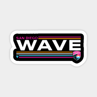 San Diego Wave Fc Stripes Nwsl Soccer Magnet