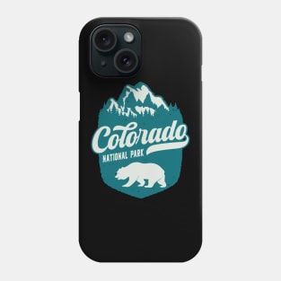 Colorado National Park Wildlife Vintage Mountain Phone Case