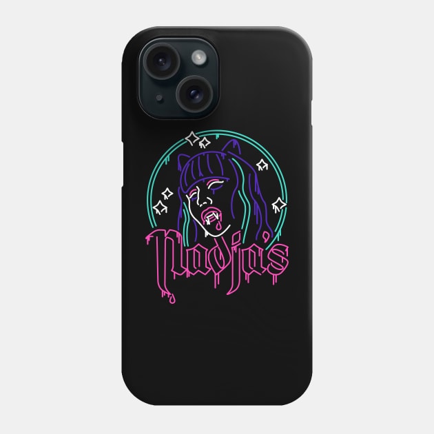 Neon Nadja's Nightclub Phone Case by CaptHarHar