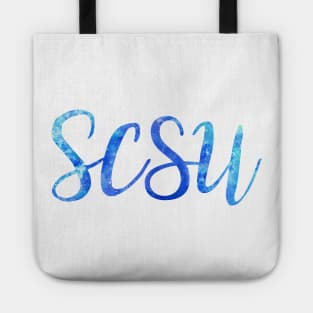 Cursive Southern Connecticut State University Tote