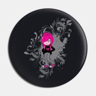 Emo Girl Anime Manga Illustration Pin