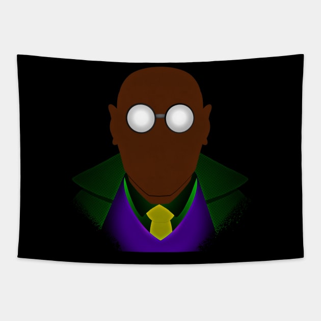 Morpheus face Tapestry by Thisepisodeisabout