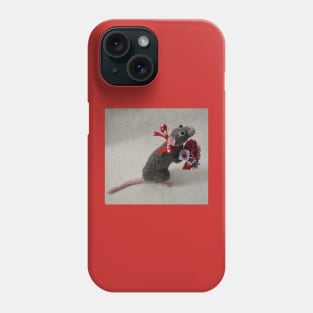 Rat with Flowers Phone Case