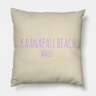 Kaanapali beach Maui Hawaii vacation destination Pillow