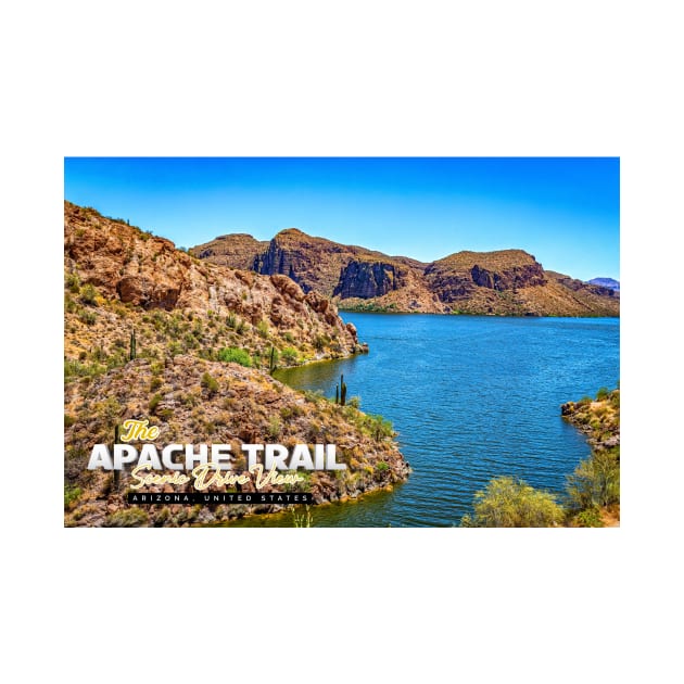 Apache Trail Scenic Drive View by Gestalt Imagery