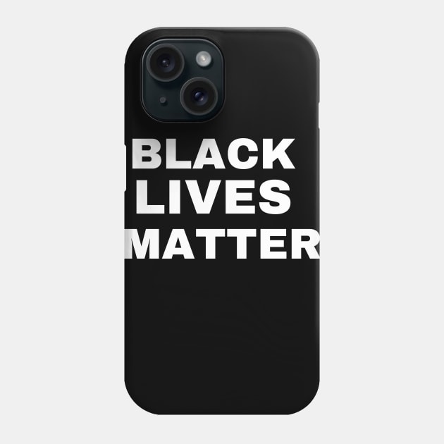 Womens Black Lives Matter T-Shirt, Printed Civil Rights T-Shirt, Black History, Activist T shirt, BLM Phone Case by ElMohammed