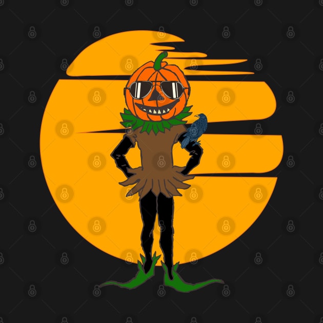 Scarecrow Pumpkin Halloween by Carantined Chao$