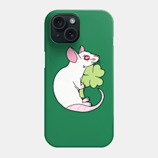 Lucky Clover Rat (Full Color Version 2) Phone Case
