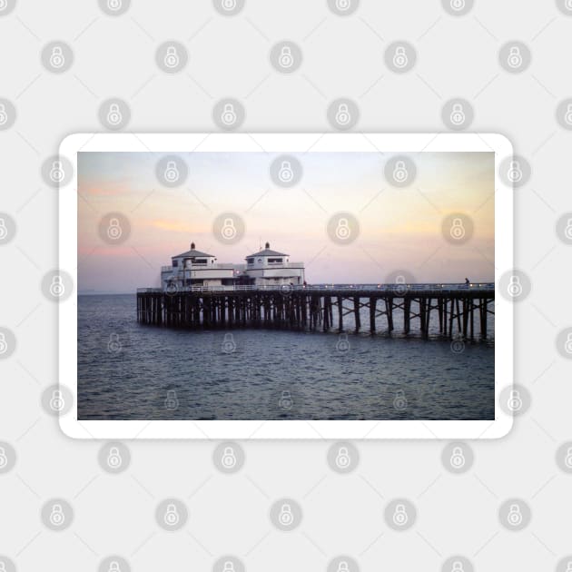 Malibu Fishing Pier Magnet by BlakCircleGirl