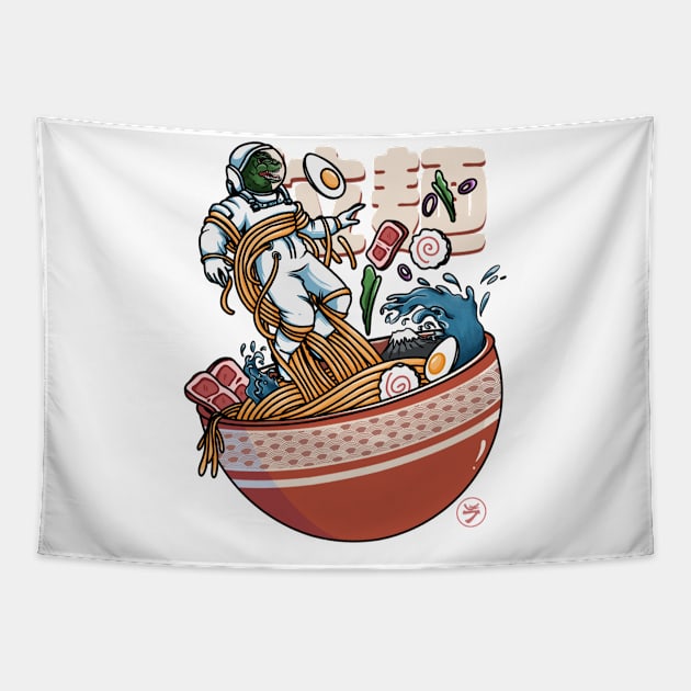 Great Ramen Astro Tapestry by Ryuga