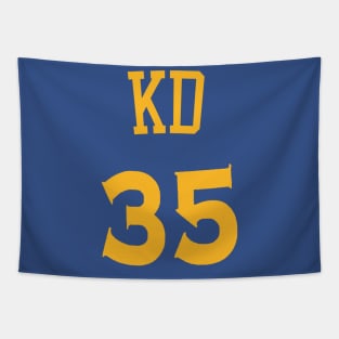 Kevin Anteater 'KD' Nickname Jersey - Golden State Warriors Tapestry