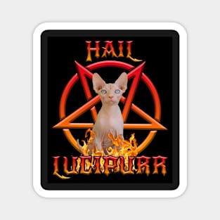 Hail Lucipurr Magnet