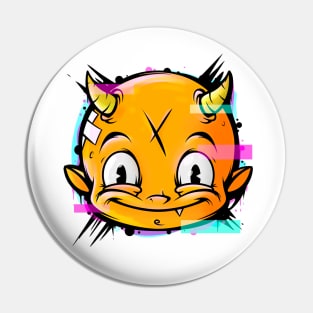 Devil Face Pin