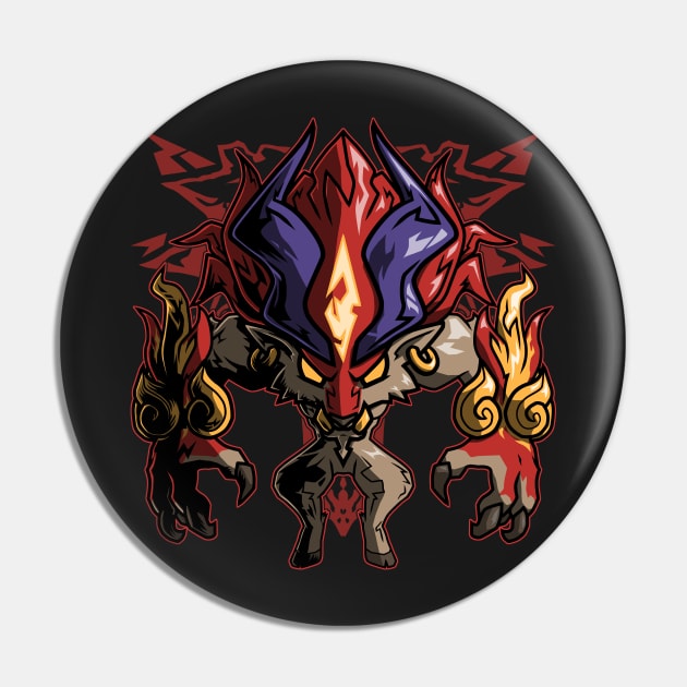 Ifrit | Final Fantasy Pin by YhaniDoriasArts