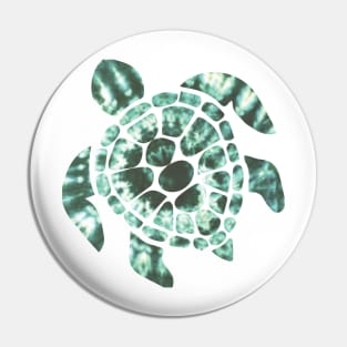 Tie Dye Sea Turtle 2 Pin