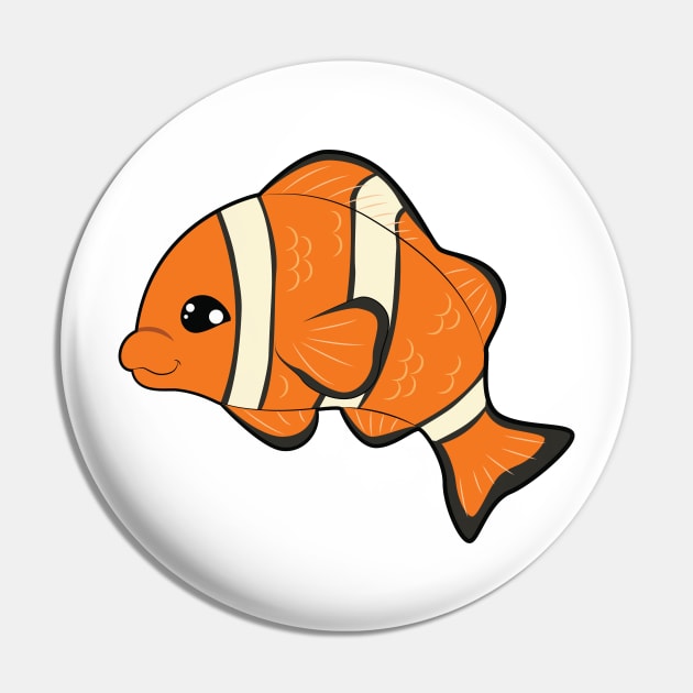 Clownfish Pin by MyBeautifulFiles