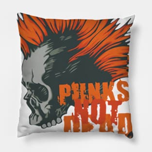 Punk Not Dead Skull Edition Pillow