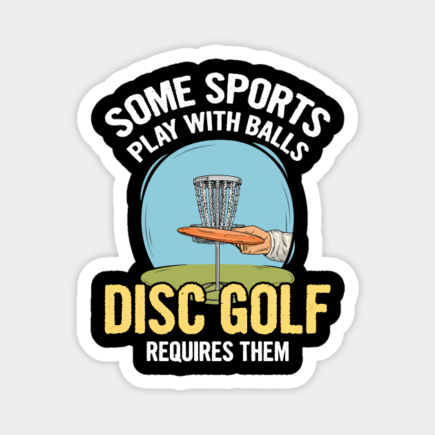 Flying Disc Sport Quote for a Disc Golf Coach Magnet by ErdnussbutterToast