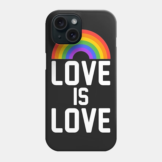 love is love rainbow Phone Case by graysond