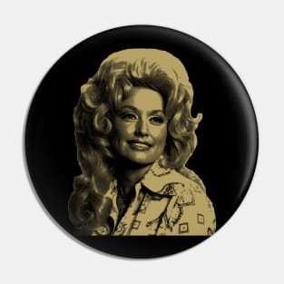 Retro Style Dolly Parton Pin