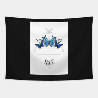 Design with Butterflies Morpho Tapestry