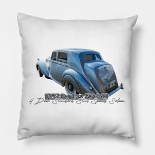 1952 Bentley Mark VI 4 Door Standard Steel Sports Saloon Pillow