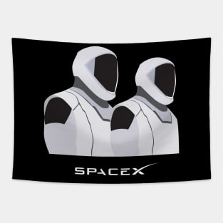 SPACE X ASTRONAUT Tapestry