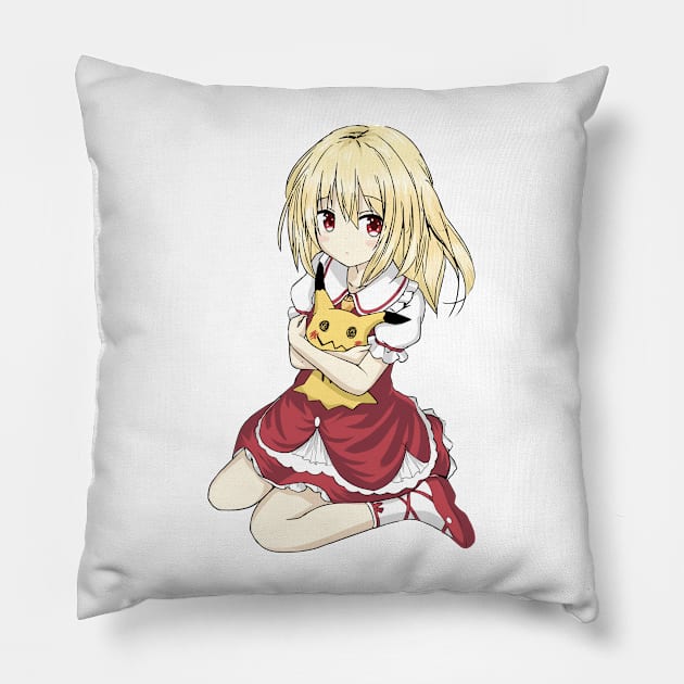 Scarlet flandre Pillow by miriart