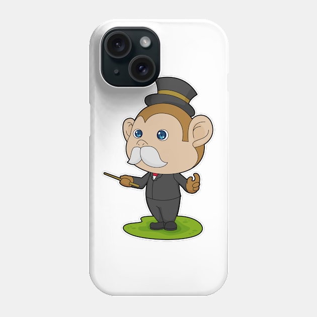 Monkey Magician Magic wand Phone Case by Markus Schnabel