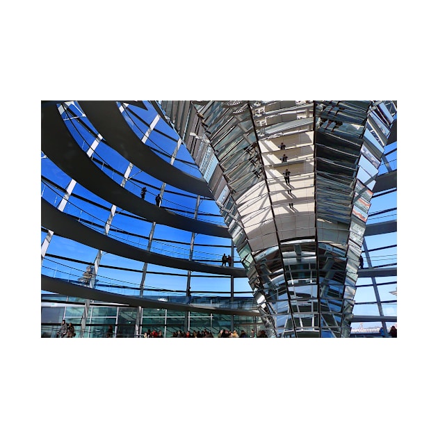 Reichstag Dome German Bundestag Berlin Germany by AndyEvansPhotos