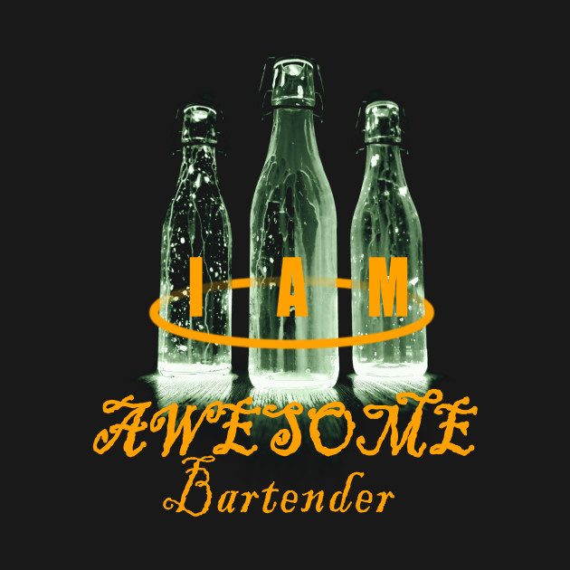 Discover awesome bartender of the millennium - Awesome Bartender Gift - T-Shirt